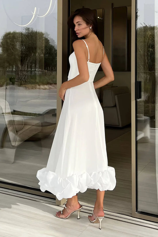 IRSA | ROBE AVEC VOLANT ET BUSTIER